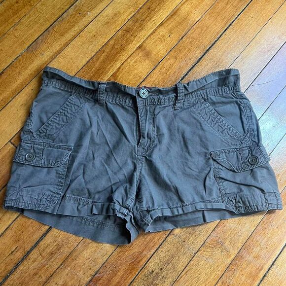 Union Bay Shorts Cargo Women's 7 Gray - Picture 2 of 7